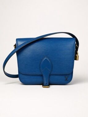 Louis Vuitton Cobalt Blue Epi Leather Crossbody Bag
